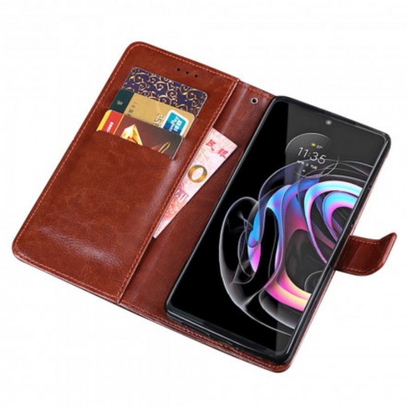 Housse Motorola Edge 20 Pro Simili Cuir IDEWEI