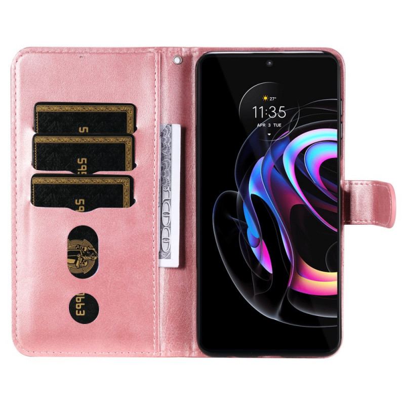 Housse Motorola Edge 20 Pro Vintage Porte-Monnaie