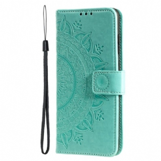 Housse Moto G71 5G Mandala Soleil