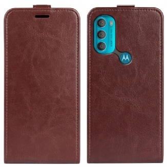 Housse Moto G71 5G Rabattable Retro