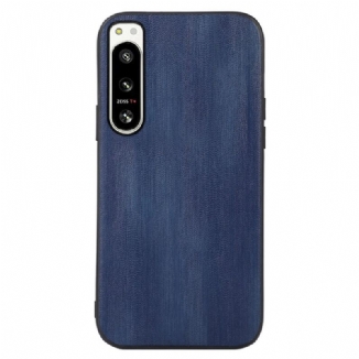 Coque Sony Xperia 5 IV Simili Cuir Texturé