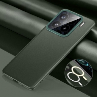 Coque Xiaomi 15 Compatible MagSafe Effet Cuir