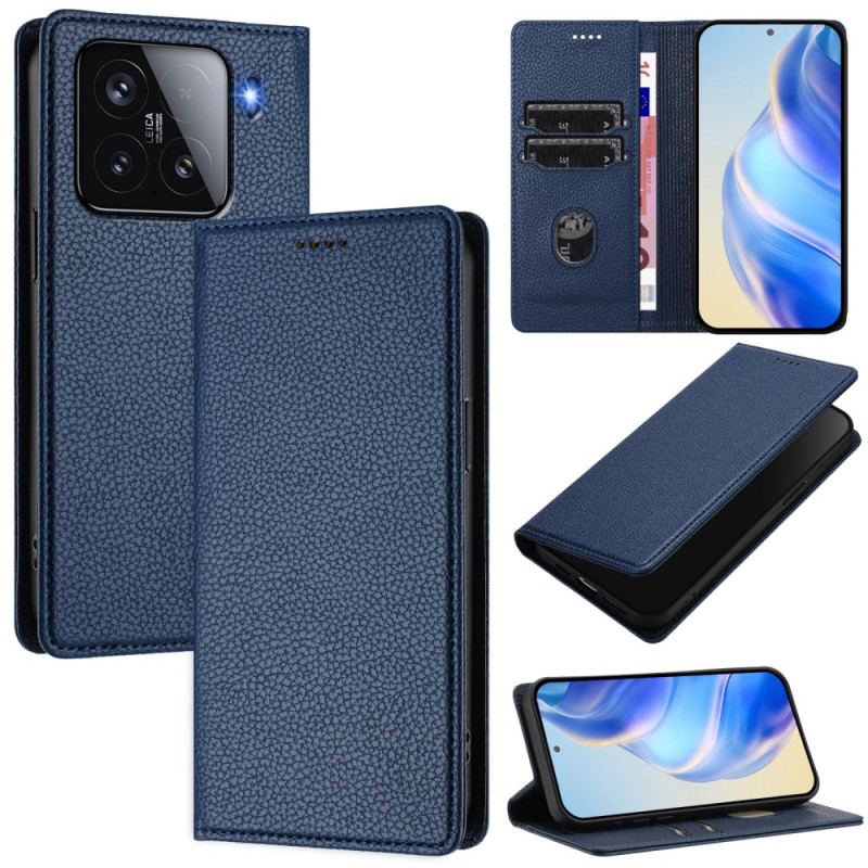 Flip Cover Xiaomi 15 Effet Cuir Blocage RFID