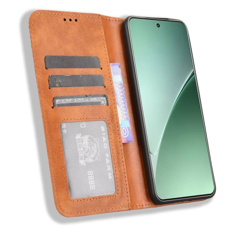 Flip Cover Xiaomi 15 Frise Vintage