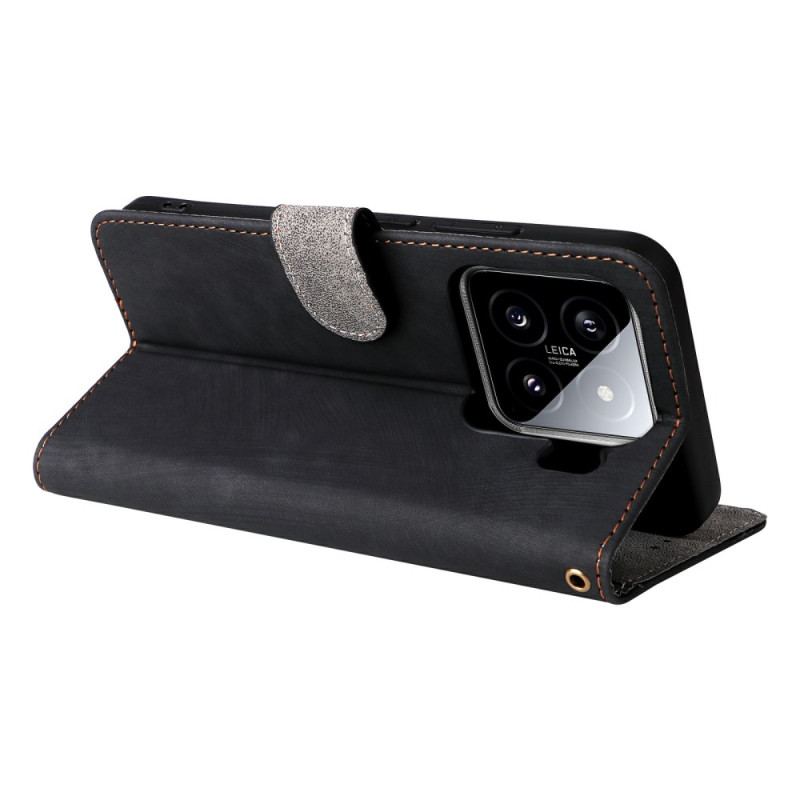 Housse Xiaomi 15 Effet Daim Protection RFID