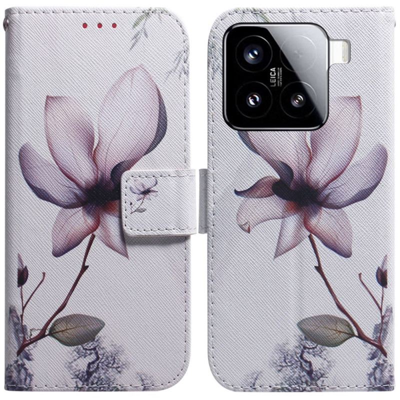 Housse Xiaomi 15 Fleur Rose