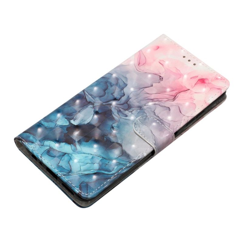 Housse Xiaomi 15 Marbre Rose et Bleu