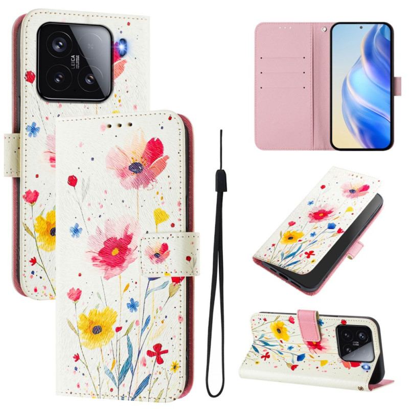 Housse Xiaomi 15 Motif Floral