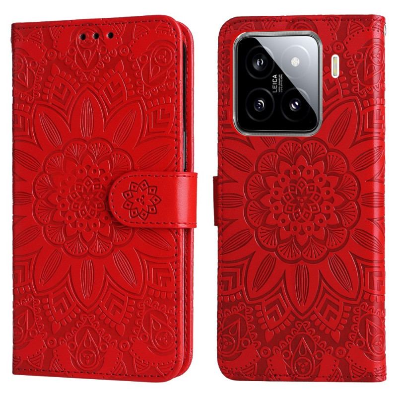 Housse Xiaomi 15 Motif Tournesol