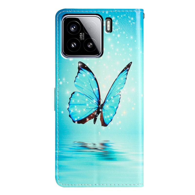 Housse Xiaomi 15 Papillon Bleu en Vol