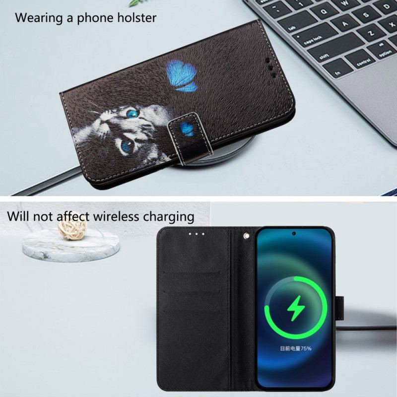 Housse Xiaomi 15 Papillon et Chat