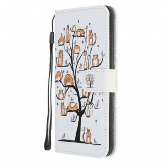 Housse Huawei P Smart S Funky Cats à Lanière