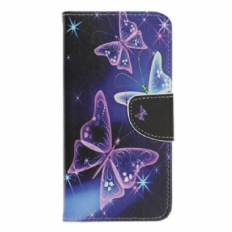 Housse Huawei P Smart S Papillons Neons
