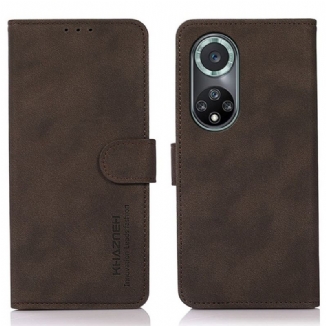 Housse Honor 50 Pro / Huawei Nova 9 Pro Effet Cuir Fashion KHAZNEH