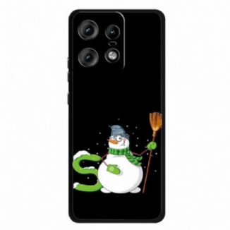 Coque Motorola Edge 50 Pro Bonhomme de Neige