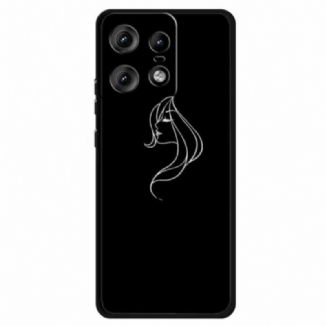 Coque Motorola Edge 50 Pro Femme Graphique