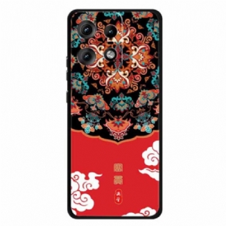 Coque Motorola Edge 50 Pro Richesse Rouge