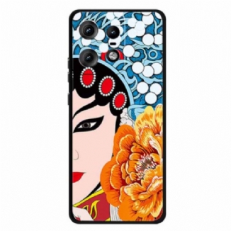 Coque Motorola Edge 50 Pro Visage d'Opéra de Pékin