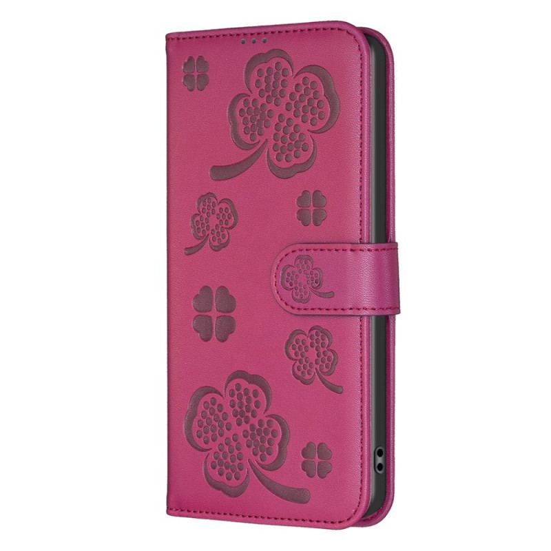 Housse Motorola Edge 50 Pro Motif Trèfles