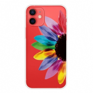 Coque iPhone 13 Mini Fleur Colorée