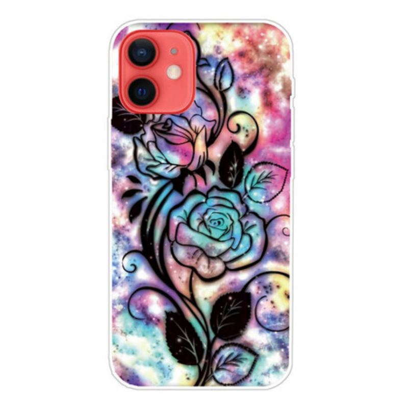 Coque iPhone 13 Mini Fleur Graphique