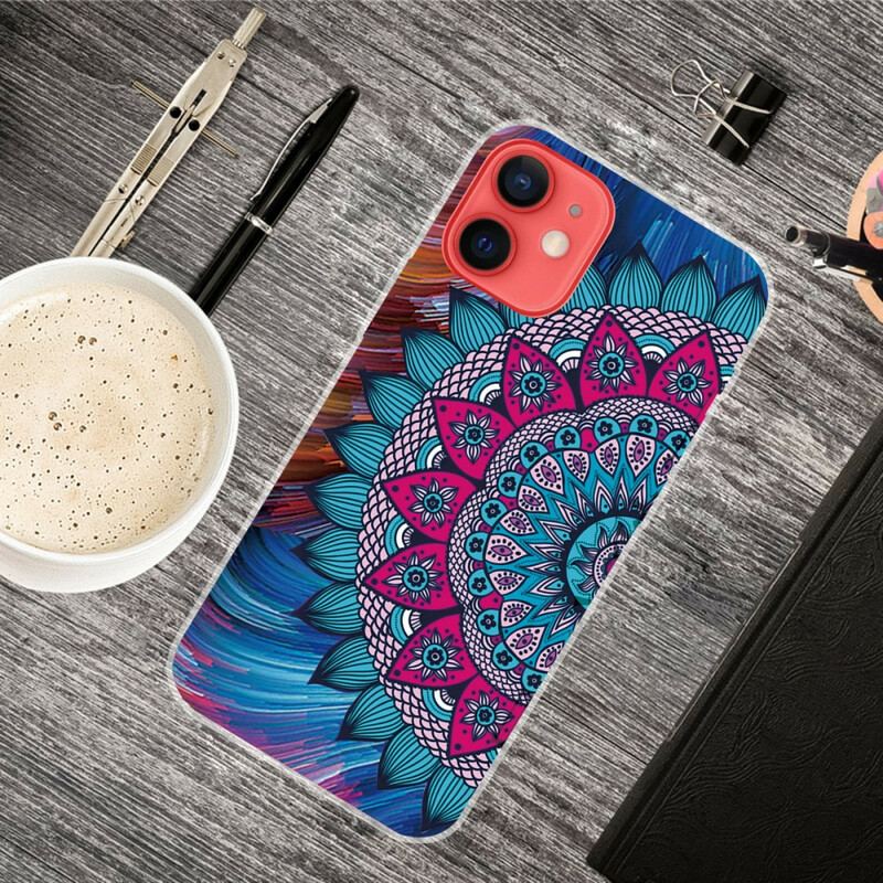 Coque iPhone 13 Mini Mandala Coloré