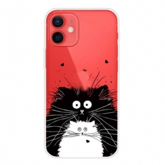 Coque iPhone 13 Mini Regarde les Chats