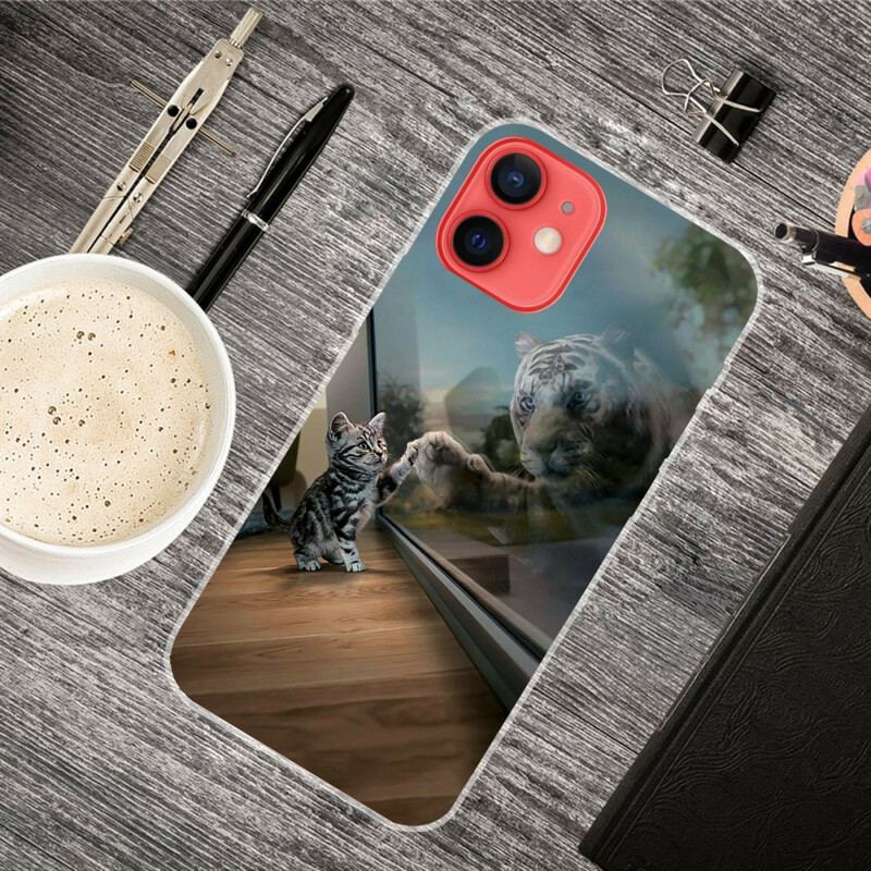 Coque iPhone 13 Mini Rêve de Chaton