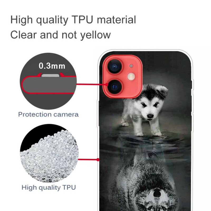 Coque iPhone 13 Mini Rêve de Chiot