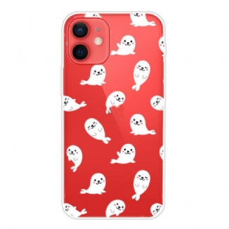 Coque iPhone 13 Mini Top Lions des Mers