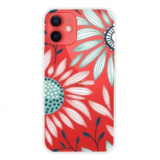 Coque iPhone 13 Mini Transparente Une Fleur