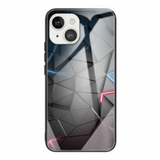 Coque iPhone 13 Mini Verre Trempé Géométrie