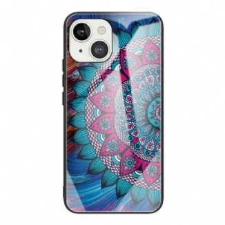Coque iPhone 13 Mini Verre Trempé Mandala