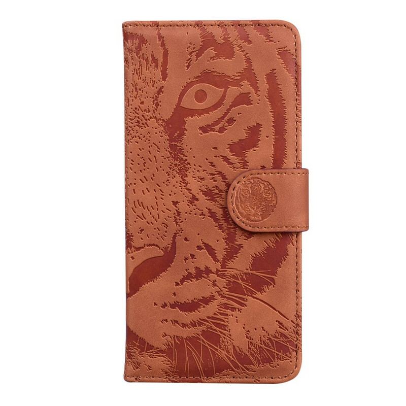 Housse iPhone 13 Mini Empreinte Face de Tigre