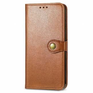 Housse iPhone 13 Mini Simili Cuir et Fermoir Vintage