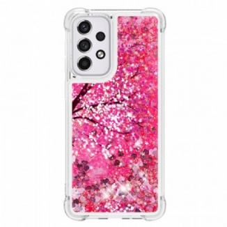 Coque Samsung Galaxy A33 5G Arbre Paillettes