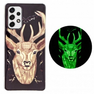 Coque Samsung Galaxy A33 5G Cerf Majestueux Fluorescente