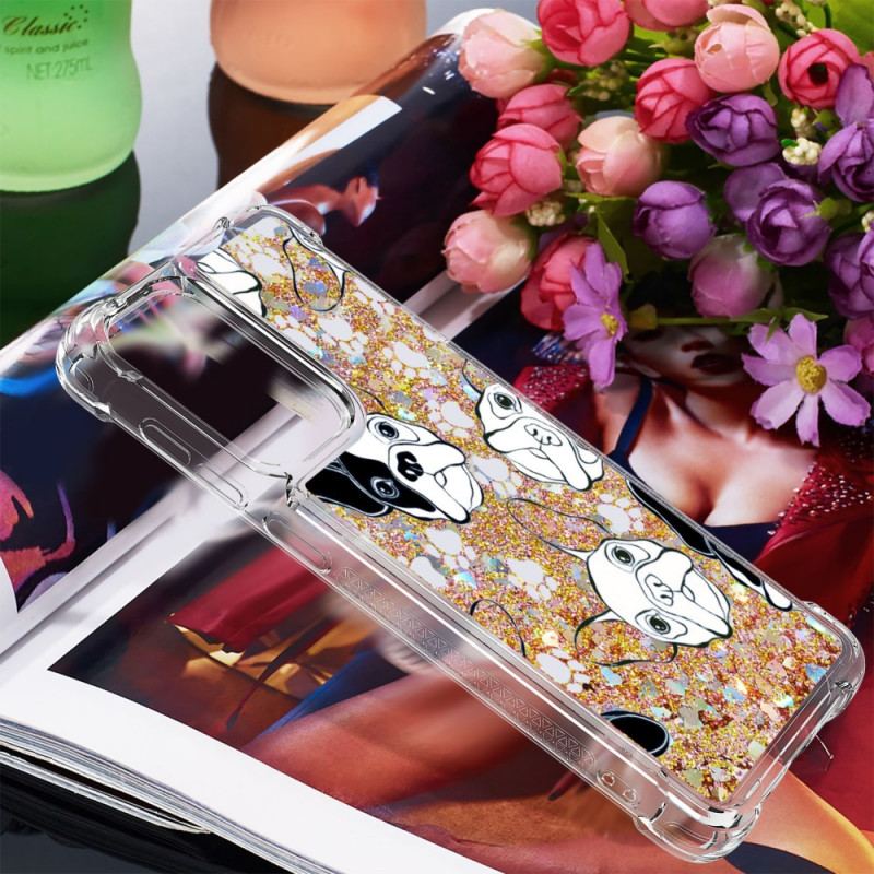 Coque Samsung Galaxy A33 5G Mr Chien Paillettes