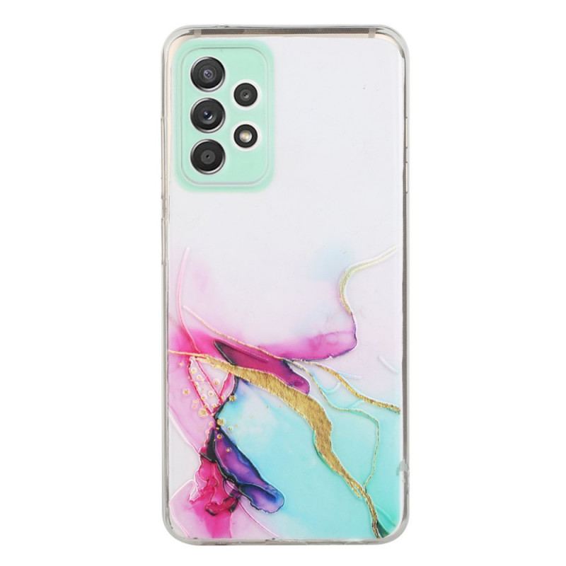 Coque Samsung Galaxy A33 5G Silicone Effet Marbré