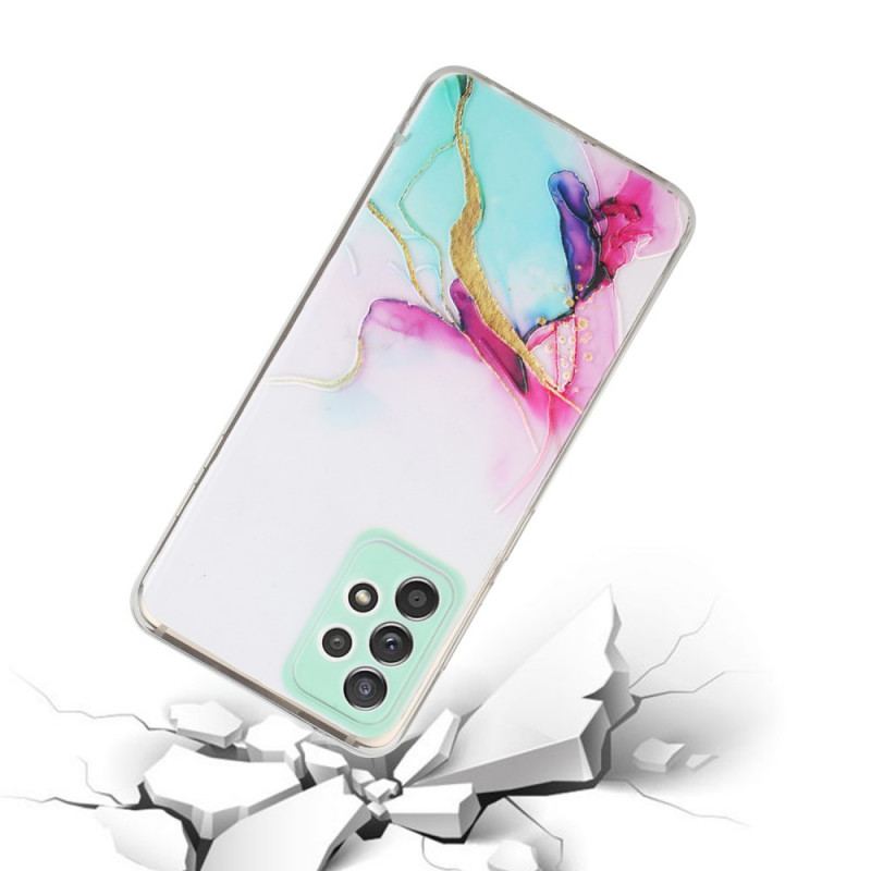 Coque Samsung Galaxy A33 5G Silicone Effet Marbré