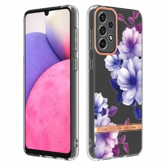Coque Samsung Galaxy A33 5G Transparente Florale