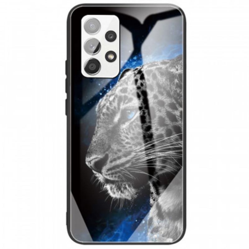 Coque Samsung Galaxy A33 5G Verre Trempé Face de Félin