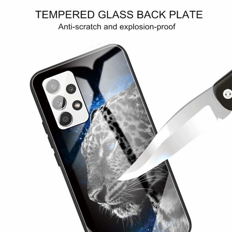 Coque Samsung Galaxy A33 5G Verre Trempé Face de Félin