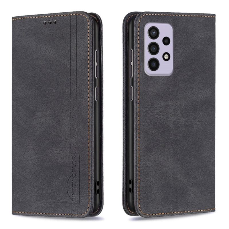 Flip Cover Samsung Galaxy A33 5G RFID Couture Binfen Color
