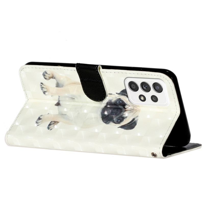 Housse Samsung Galaxy A33 5G Chien à Lanière