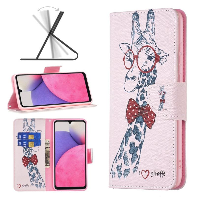 Housse Samsung Galaxy A33 5G Girafe Intello
