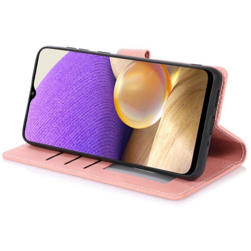 Housse Samsung Galaxy A33 5G Style Cuir Vintage à Lanière