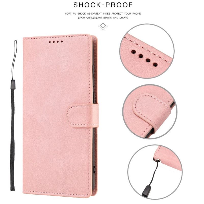 Housse Samsung Galaxy A33 5G Style Cuir Vintage à Lanière