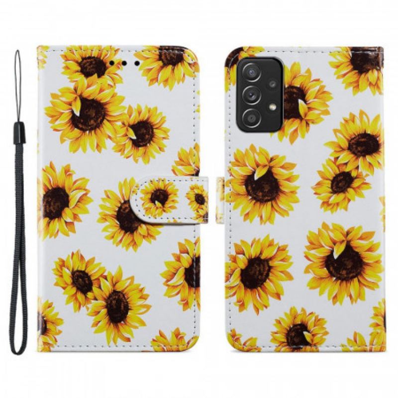 Housse Samsung Galaxy A33 5G Tournesols