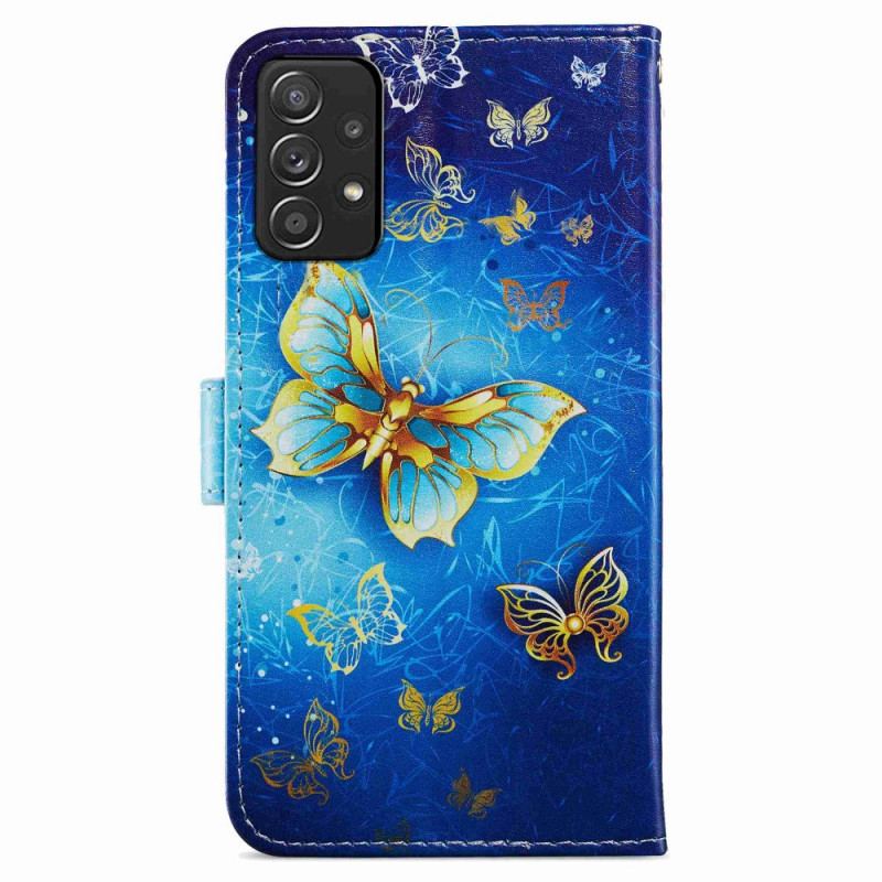 Housse Samsung Galaxy A33 5G Vol de Papillons